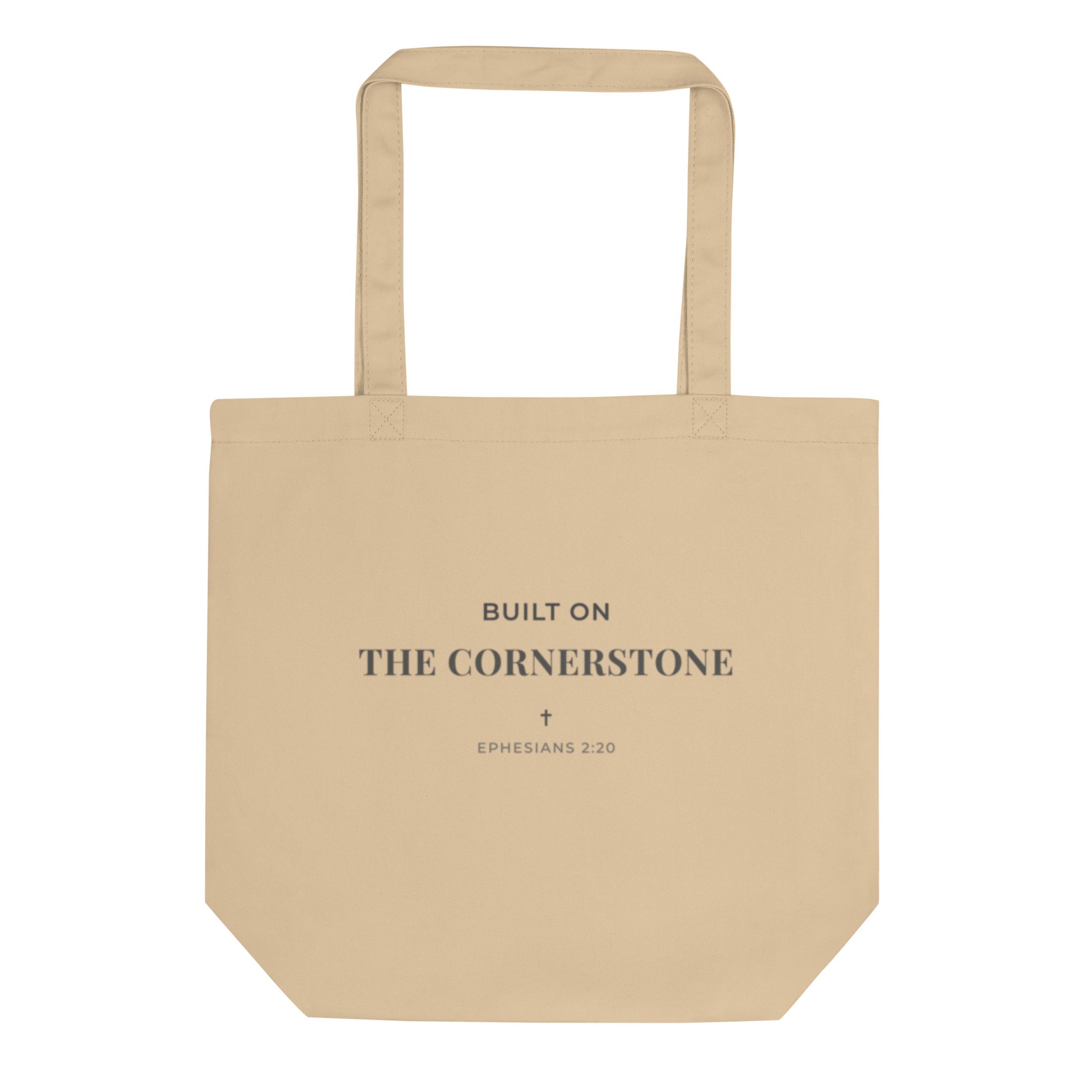 Cornerstone Wear beige tote bag.