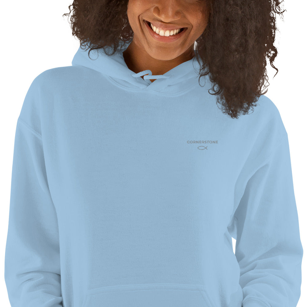 Faith Cross Hoodie - Light