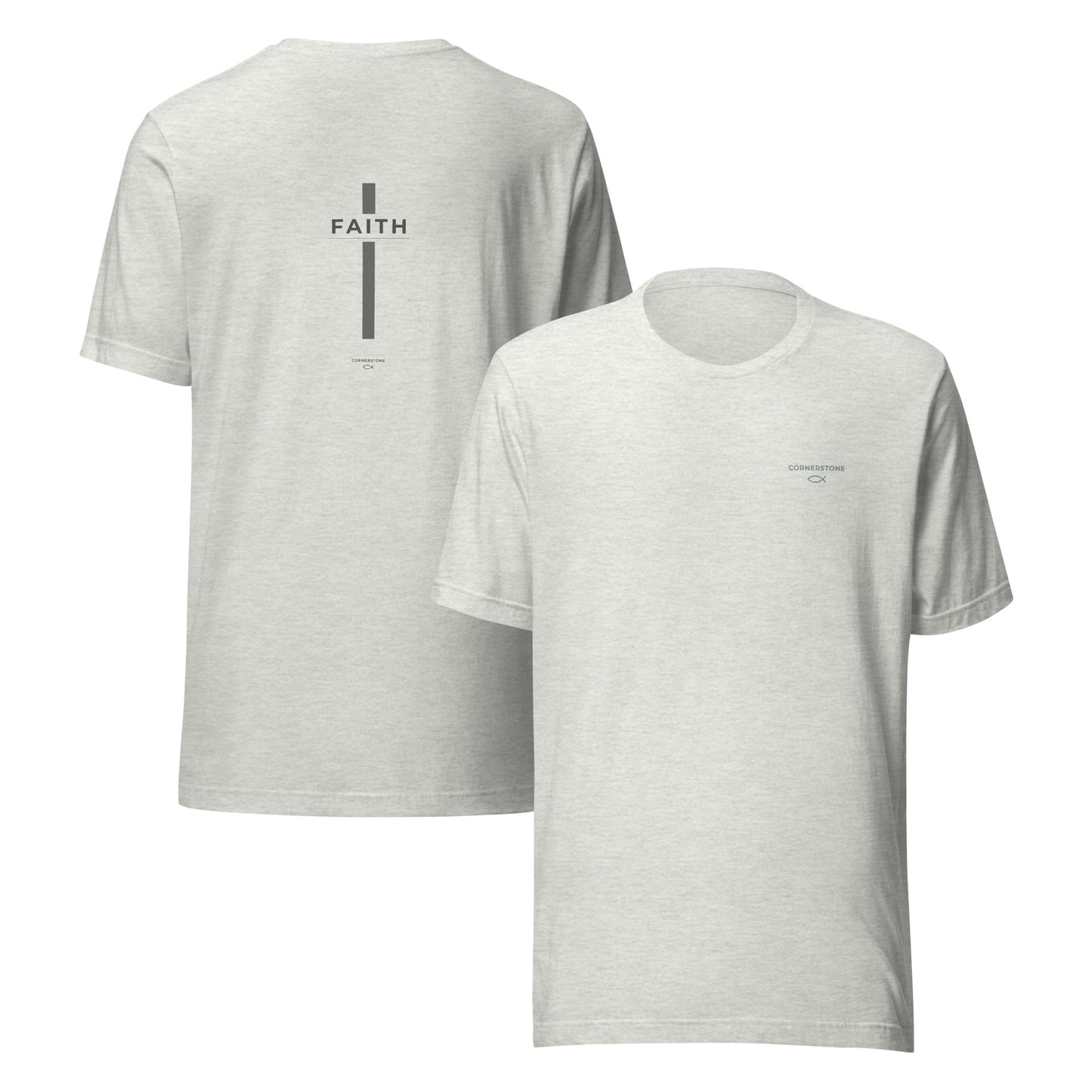 Faith Cross T-Shirt - Light