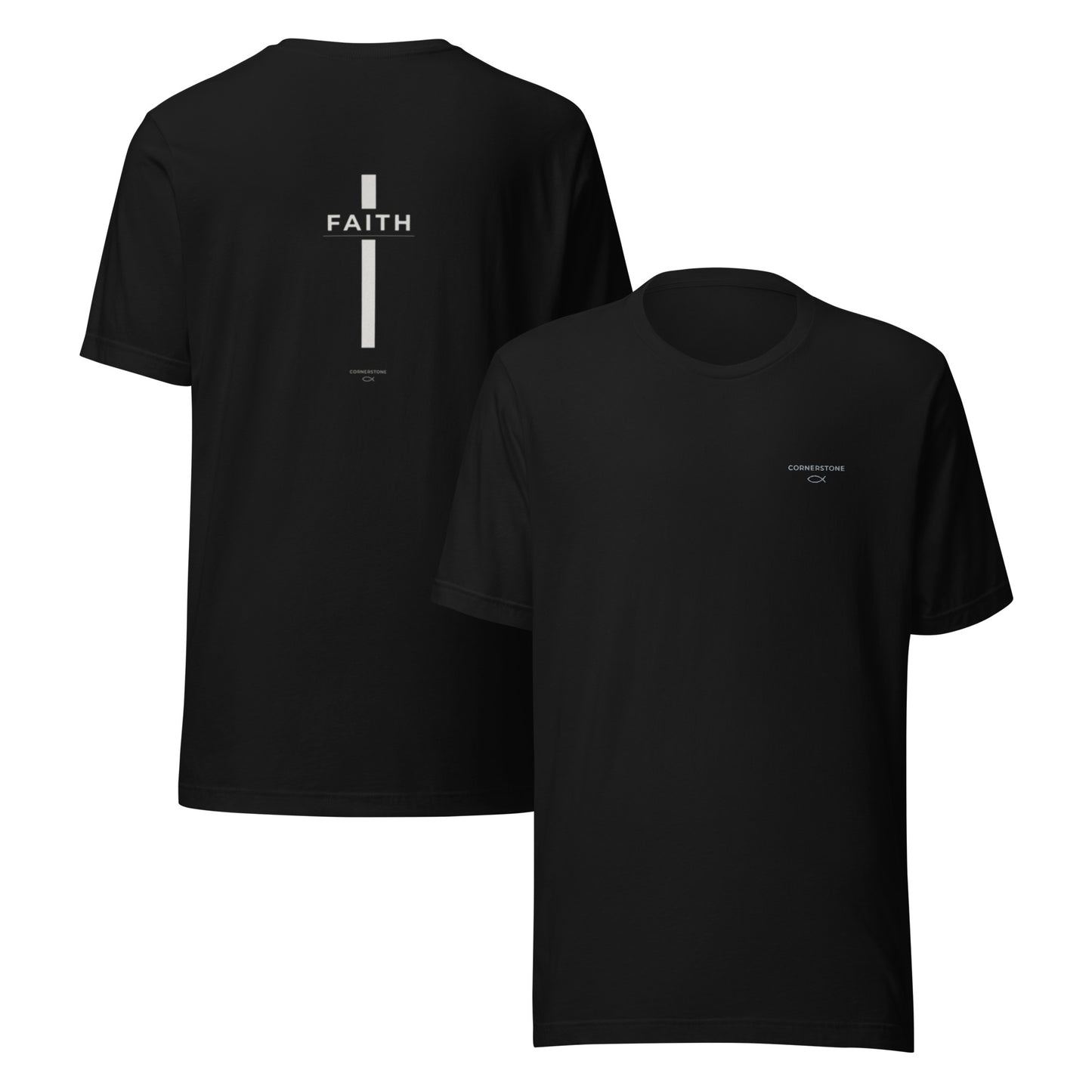Faith Cross T-Shirt - Dark
