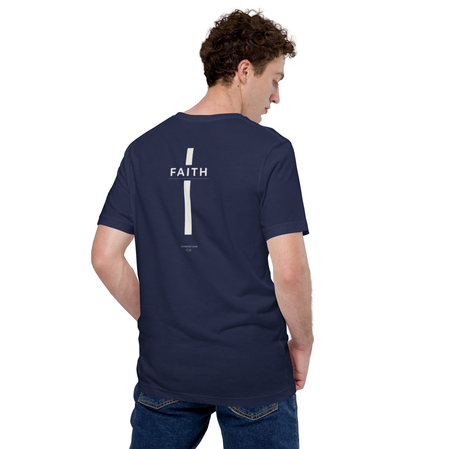 Faith Cross T-Shirt - Dark