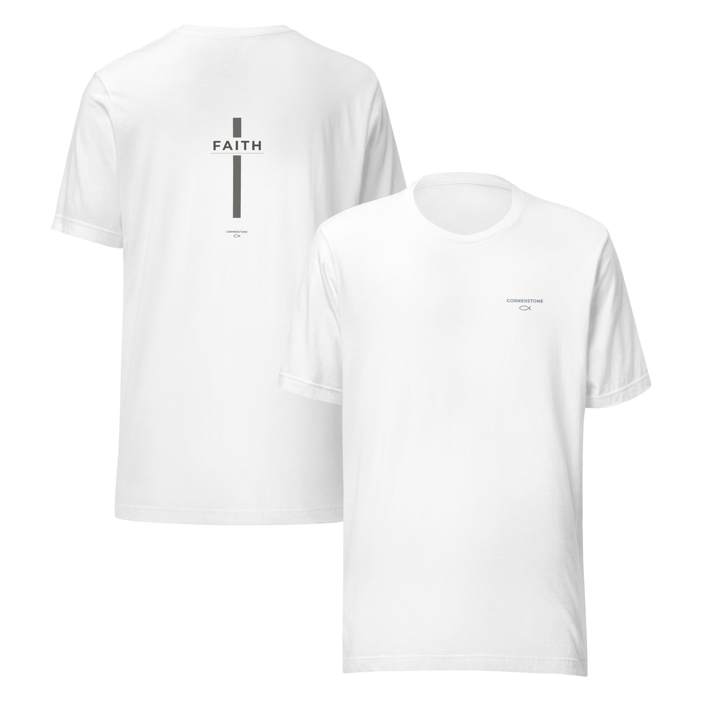 Faith Cross T-Shirt - Light